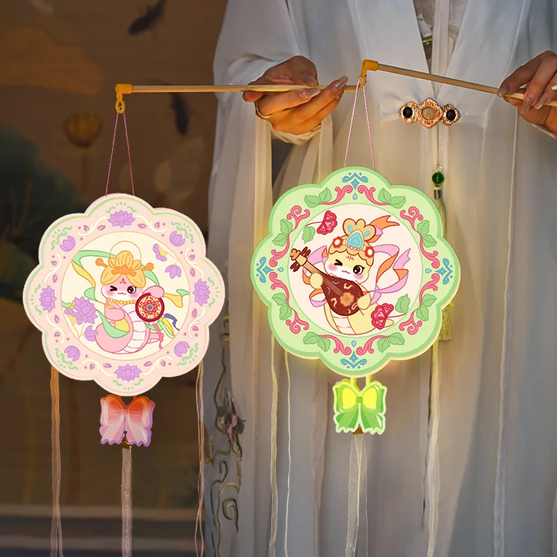 Japanese Lantern Paper - 2025 Yılı Yılan Fener El Yapımı