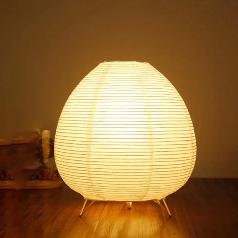 Japanese Lantern Paper - Japon pirinç kağıt fener Led masa